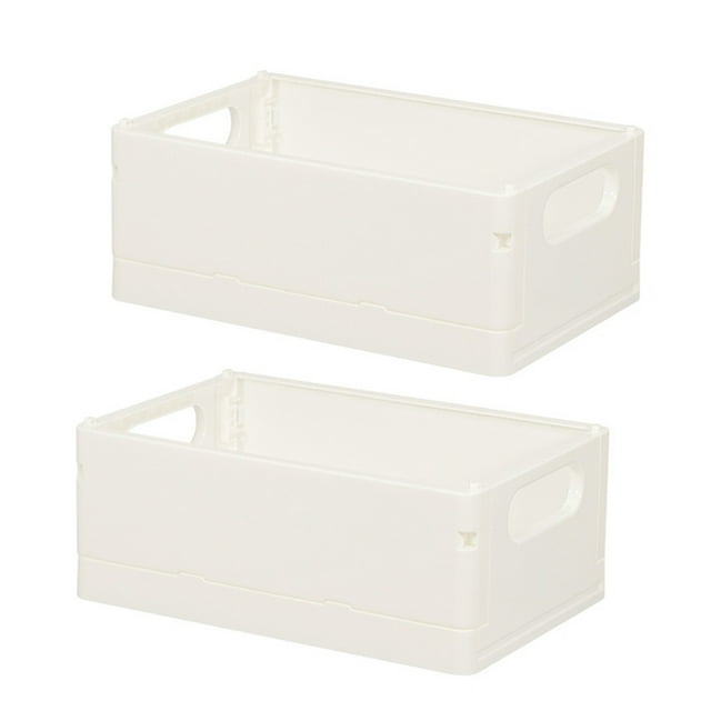 2PCS Desktop Folding Storage Book Snacks Toy Storage Dormitory Makeup Storage Craft Organizers And Storage Craft Storage Containers Craft Storage Easter Crafts for Toddlers 2-4 Years Stationery Pens