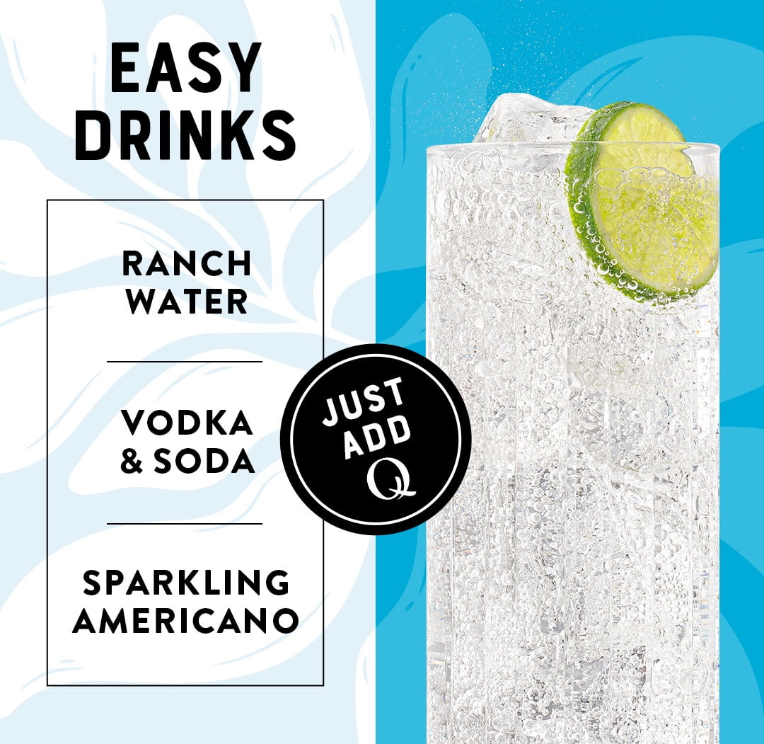 Q Mixers Club Soda, Premium Cocktail Mixer with Real Ingredients, 7.5 fl oz (pack of 24)