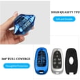 thumbnail image 6 of Key Fob Cover Compatible with Hyundai Sonata Santa Fe Tucson 2020-2023 7 Button TPU Keychain Case Holder Protector,B:blue, 6 of 6