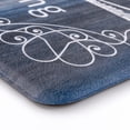 thumbnail image 2 of MeyJey Farmhouse Kitchen Rug Set of 2, Non Slip Anti Fatigue Waterproof Cushioned Mat for Kitchen, Dining, Laundry Room, 18"x30"+18"x48" Blue, 2 of 10