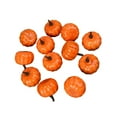 thumbnail image 3 of 12 Pieces Fake Pumpkins Model Halloween Foam Props for Halloween Home Autumn S Yellow, 3 of 8