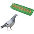 thumbnail image 2 of Comedero para palomas con ranuras iluminadas, recipiente para comida para palomas, tazas de alimentación, 2 piezas, 2 of 5