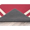 thumbnail image 5 of Garland Rug Borderline Polypropylene Burgundy/Tan Indoor/Outdoor Runner Rug, 2' x 5', 5 of 7