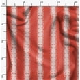 thumbnail image 4 of Soimoi Cotton Satin Spandex Orange Fabric By the Yard - 54 Inch Wide - Stripe - Classic Charm with Stripe Patterns Printed Fabric, 4 of 6