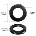 thumbnail image 3 of 20 Pack Shower Head Washers Rubber Washers Seals, Self Locking Tabs Keep Washer Firmly Set Inside Fittings for 1/2 Inch Shower Garden Hose Heads$$Tools, 3 of 7