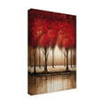 thumbnail image 3 of Trademark Fine Art Masters Fine Art Parade of Red Trees Canvas Wall Art - 35x47, 3 of 5