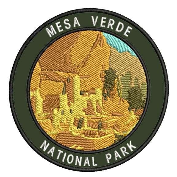 Mesa Verde National Park Embroidered Patch Iron/Sew-On Applique Travel Souvenir