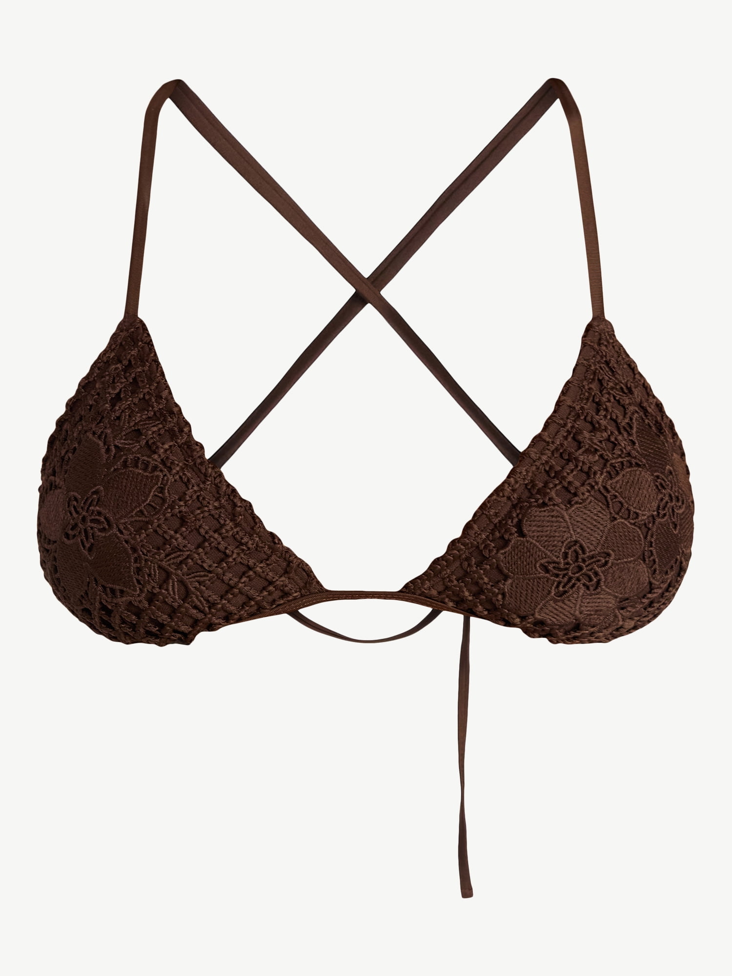 No Boundaries Triangle Bikini Top, Women’s XXS-XXL