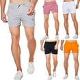 thumbnail image 1 of Men’s Jogger Sweat Shorts Undershirt Casual Gym Running Workout Athletic Pants, 1 of 5