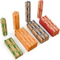 thumbnail image 2 of HLONK 300 Pcs Assorted Bundle Flat Striped Coin Wrappers (Assorted Colors), 2 of 8