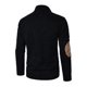 thumbnail image 4 of pstuiky camisas de manga larga para hombre, Sudadera con cremallera y cuello alto de manga larga de color liso para hombre camisetas de hombre xl, 4 of 4