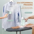 thumbnail image 4 of Dual Voltage Travel Steamer for Clothes, 100-240V Worldwide Handheld Garment Steamer, Fast 20-Second Heat Up, 180ml Detachable Tank, Portable Steamer for Business Travel, Vacation & Home, 4 of 7