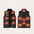 thumbnail image 4 of Dvprdro Kid's Heated Vest Boys Girls 13 Heating Zones for USB Heating Waistcoat Down Coat Winter Lightweight Warm Jacket for Winter (Power Bank Not Included), 4 of 4