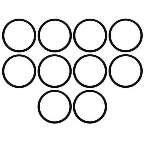 Compatible with Eureka / Compatible with Sanitaire Upright Round Vacuum Belts 10 Pack