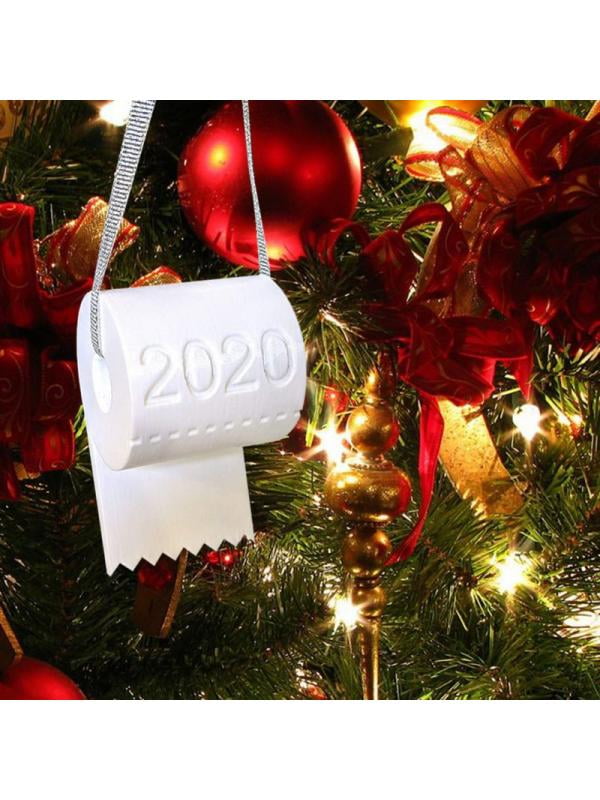 Worst Year Ever Christmas Ornament  Hanging Toilet Paper Roll 