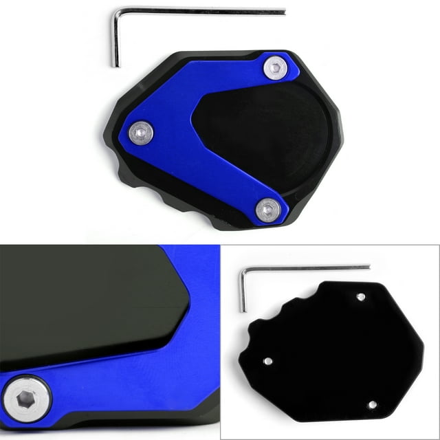 Gray Kickstand Side Stand Extension Pad For BMW R NINE T 2014-17 R1200RT 04-14
