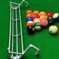 thumbnail image 1 of Quzzie Billiards Ball Holder Boasting Space Efficient Design Snooker Storage Rack Essential Pool Ball Holder Practical Billiards Accessory Made From Metal An Silver, 1 of 8