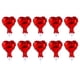thumbnail image 4 of 10 globos de aluminio de 5 pulgadas para fiestas de graduación, compromisos, baby showers, cumpleaños y adornos Corazón rojo, 4 of 8
