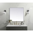 thumbnail image 6 of Metal Frame Square Mirror 42 inch in Black, 6 of 7
