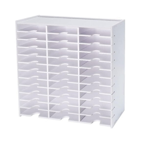 Multifunctional 18/36/51/60 Grids Inkpad Organizers for Craft Wall or Desk Storage with Stainless Steel Hook Designs
