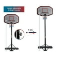 thumbnail image 2 of Toytexx Panier de Basketball Portable Réglable de 7–10 Pi avec Panneau Arrière de 43 Pouces et Roues pour Usage Intérieur et Extérieur, 2 of 8