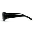 thumbnail image 3 of SA106 Womens Classy 90s Fashion Narrow Oval Plastic Sunglasses Black Smoke, 3 of 4