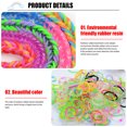 thumbnail image 3 of Willstar 2000+ Colorful Loom Bands Set , Premium Rubber Bands for Bracelet Making Kit DIY Band Bracelet Mega Refill Kit Girls Gift to Improve Imagination, 3 of 11