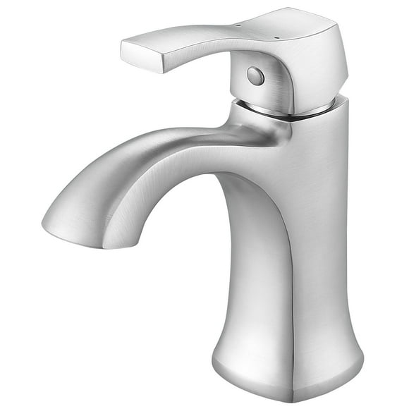 Ancona Morgan Robinet de Salle de Bain à Levier Unique Série en Nickel Brossé
