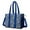 Dark Blue Princess, variant on Teacher Tote Bag,Dark Blue Princess Fairy Forest Pattern Teacher Utility Tote Bag,Large Work Tote Bags for Women with Multiple Pockets,Top Zipper Closure,13.8x10.6x6.7 Inch