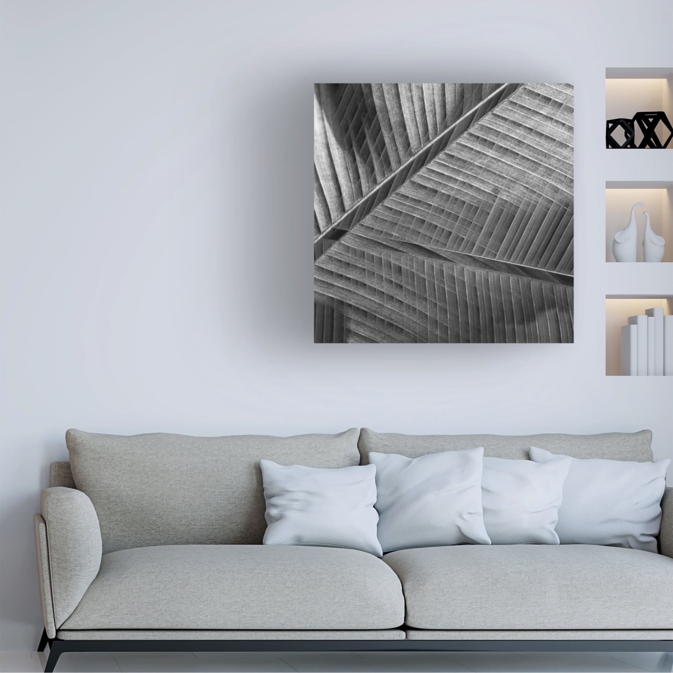 Trademark Fine Art Simon JG Ciappara Banana Lattice. Canvas Wall Art