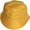 Yellow, variant on CoCopeaunts Plain Bucket Hat for Kids Comfort Cotton Girls Bucket Hats Summer Sun Protection Breathable Mesh Boys Fisherman Hat