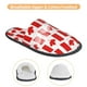 thumbnail image 3 of Balery Canada Pantuflas de Casa de Felpa Silenciosas con Diseño Estampado, Zapatillas Cómodas Antideslizantes de Algodón para Interior-Medium, 3 of 8