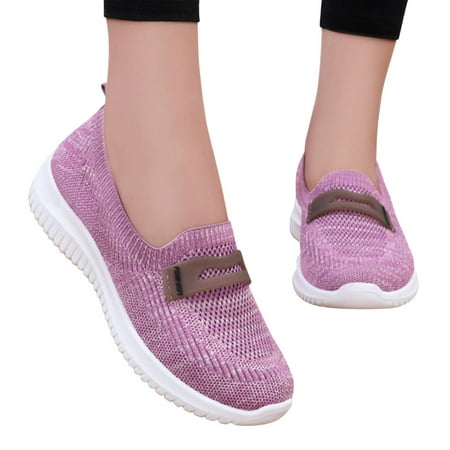 

Women Breathable Lace Up Shoes Flats Casual Shoes Unisex Lightweight Work Shoes Sporty Breathable Slip Work Trainers