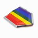 thumbnail image 1 of Pegatinas Overdecor con la bandera del orgullo gay LGBT con forma de arcoíris, paquete de 2, 1 of 5