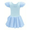 thumbnail image 5 of WIBACKER 3-10Y Unicorn Ballet Leotards for Kids Girls with Skirt Toddler Dance Dresses Flutter Sleeve Dancewear, 5 of 7