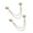 Rose Gold, variant on Bolincty 2Pcs Multi-Function Magnetic Clothing Clip with Chain Multi-Purpose Pinless Metal Buttons Clip Clothes Scarf Trouser Legs Cuff Fixing Magnet Pin