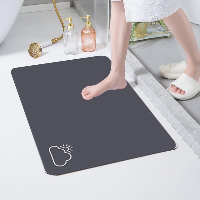 Home Summer Carpet Front Door Carpet Super Absorbent Drying Rubber Backing Non-slip Floor Mat Washable Super Soft Bathtub Carpet Bathroom Carpet