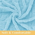 thumbnail image 2 of MACEVIA Fluffy Fleece Dog Blankets, Warm Soft Fuzzy Pets Blanket for Puppy, Small, Medium, Large Dogs and Cats, Plush Pet Throws for Bed, Couch, Sofa, Travel (24x29 Inch,Light Blue), 2 of 7