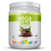 (2 pack) (2 pack) Vega One Organic All-in-One Plant Protein Powder, Mocha, 20g Protein, 12.7oz