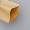 thumbnail image 3 of OULII Kraft Paper Bag with Transparent Window 50Pack Durable Storage Pouch for Giving 6.3x8.7in, 3 of 7