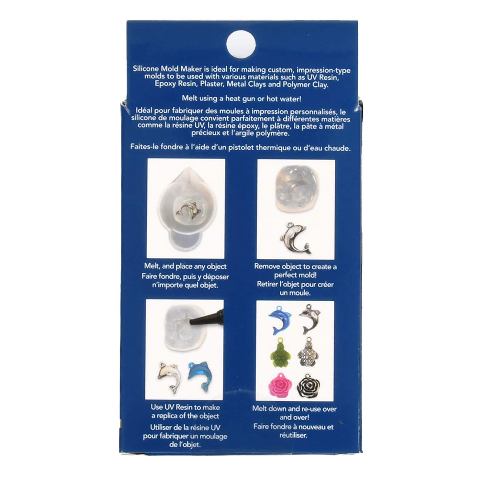 12 Pack: Blue Moon Studio™ UV Resin Craft Connectors Silicone Mold 