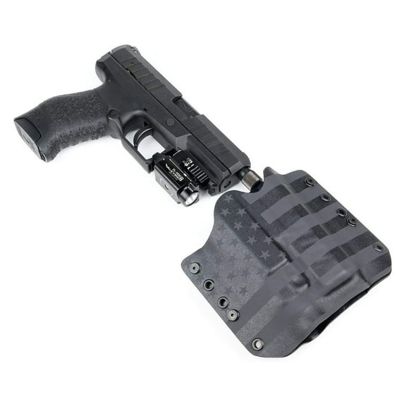 OWB Holster - TLR-7, TLR-7A - USA Black (Right-Hand, for HK VP 9)