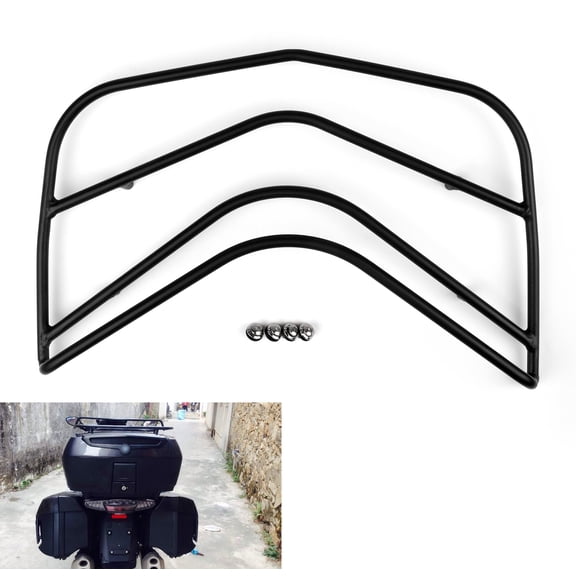 Rear Top Box Trunk Rack For BMW K1600GTL K 1600GTL 2011-2014 Black