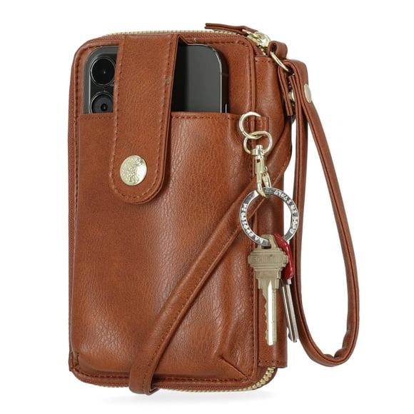 Bolso bandolera Mundi Jacqui de piel vegana con bloqueo RFID