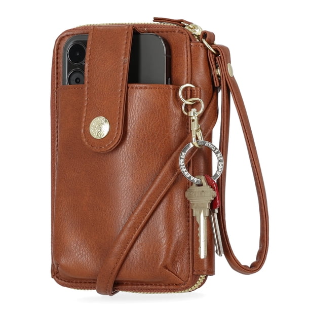 Bolso bandolera Mundi Jacqui de piel vegana con bloqueo RFID