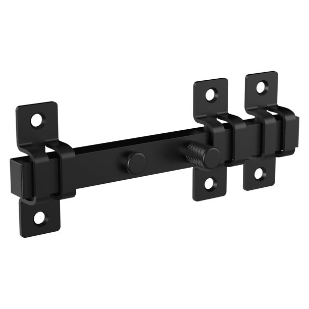 Cierre de puerta National Hardware N166-033, 20 cm, color negro