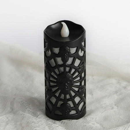 

Yidarton Halloween Spider Web Light LED Color Flashing Candle Light black