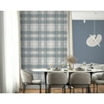thumbnail image 3 of Stacy Garcia Home Argos Grey & Blue Crossroads Plaid Peel and Stick Wallpaper - 20.5 in. W x 10 ft. L Roll, 3 of 7