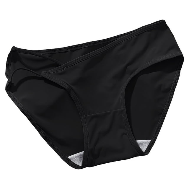 Gibobby Calzoncillos sexy Logo de personalizado, Tangas a rayas de cintura , Bikini , tangas personalizadas, ropa interior de mujer, bragas, Tanga de algodón(Negro,XL)