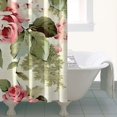 thumbnail image 4 of Pioneer Flower Floral Print Pattern Shower Curtain 36"x72" ,Bathroom Decorative Shower Curtains Set with 12 Hooks,Modern Waterproof Washable Shower Curtain, 4 of 6